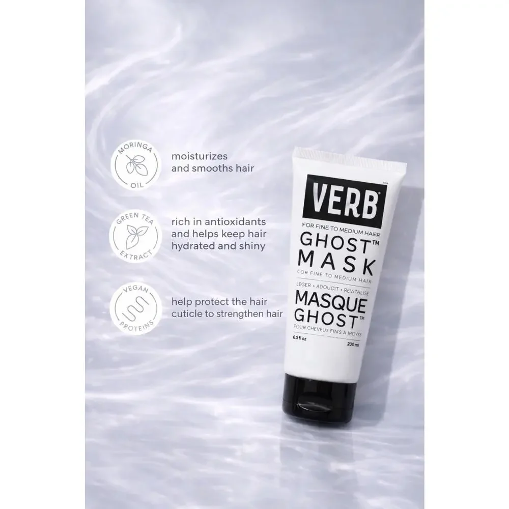 Verb Ghost Hair Mask Weightless Deep Conditioning Frizz Smooth Shine Vegan